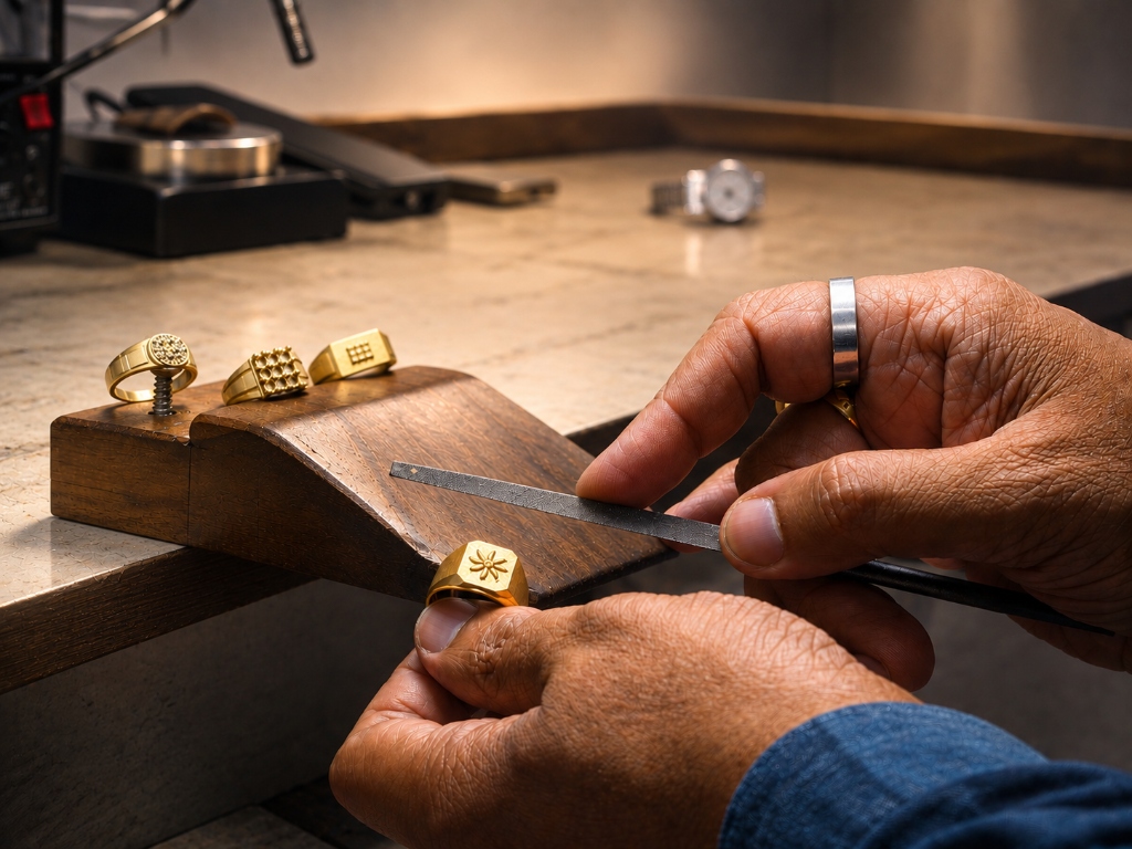 Jewellery Repair and Restoration Bench - Precision Handcrafting and Ring Restoration